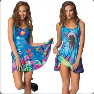 ARIEL VS URSULA INSIDE OUT DRESS
 - Blackmilk